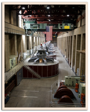 Hoover Dam Generator Room