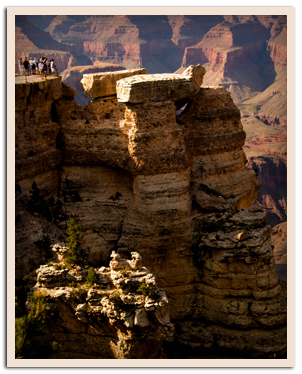South Rim walk at the Grand Canyon