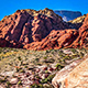 Beautiful red rock views in the Las Vegas area desert