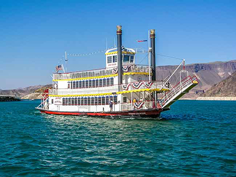 Desert Princess at the docks on Lake Mead