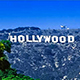 Hollywood sign over Rodeo Drive