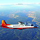Airplane ready to leave for the Grand Canyon