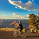 Enjoy a leisure bike ride down the Grand Canyon South Rim