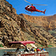 The docks on the Colorado River at the bottom of the Grand Canyon