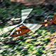 Flying low above the Grand Canyon floor