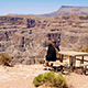 Relaxing at the West Rim while enjoying the beautiful view