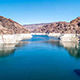 Looking down from the top of the Hoover Dam