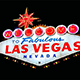 Las Vegas Welcome sign at night
