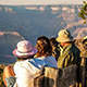 Relaxing at the South Rim of the Grand Canyon