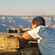 Getting a closer look of the Grand Canyon floor