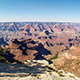 At the edge on the South Rim of the Grand Canyon