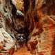 Walk among beautiful rock canyons