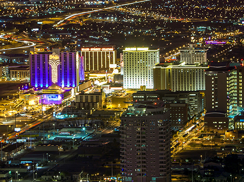 Las Vegas Hotels west of the Las Vegas Strip