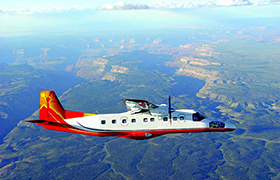 Soaring over the Grand Canyon on an Air Tour