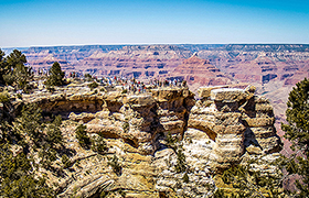 Many sights to see at the Grand Canyon South Rim